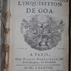 Relation de l'Inquisition de Goa