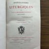 Institutions liturgiques
