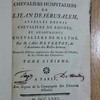 Histoire des chevaliers hospitaliers de S. Jean de Jérusalem, appellés depuis chevaliers de Rhodes, et aujourd'hui chevaliers de Malthe