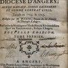 Conférences ecclésiastiques du diocèse d’Angers, sur le mariage comme sacrement et comme contrat civil