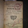 Remarques critiques sur les oeuvres d'Horace