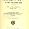 Disputationes theologicae seu commentaria in Summam theologicam d. Thomae