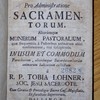 Compendium ritualis, pro administratione sacramentorum, aliorumque iunerum pastoralium, quae frequentius a pastoribus animarum obiri confueverunt, rite suscipenda, inusum et commodum, parochorum, aliorumque sacerdotum curam animarum habentium collectum