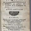 Lettres édifiantes et curieuses, écrites des missions étrangères