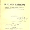 La religion sumérienne d’après les documents sumériens antérieurs à la dynastie d’Isin (-2186)