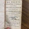 Le saint Concile de Trente oecuménique et général, célébré sous Paul III, Jules III, et Pie IV, souverains pontifes