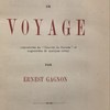 Lettres de voyage