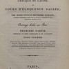 Bibliothèque choisie des pères de l’Église grecque et latine ou cours d’éloquence sacrée