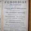 M. AccI Plauti quae supersunt Comoediae