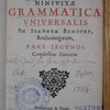 Joannis Despauterii ninivitae grammatica universa