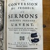 La conversion du pécheur ou sermons prêchés pendant l’Avent