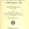 Disputationes theologicae seu commentaria in Summam theologicam d. Thomae