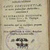Medulla theologiae moralis, facili ac perspicva methodo resoluens casus conscientiae, ex variis probatisque authoribus