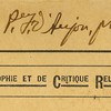 L’Objet intégrale de l’Apologétique