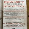 Salustii Tiberii a Corneto Formularium cuiusuis generis instrumentorum : ad stylum & communem usum Romanae Curiae, urbis & orbis accomodatissimum, receptissimum & utilissimum...