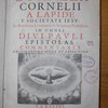 R.P. Cornelii Cornelii a Lapide ... In omnes divi Pauli epistolas commentaria