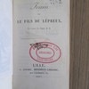 Ivain, ou, Le fils du lépreux