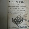 Instruction d'un père à son fils sur la manière de se conduire dans le monde, dédié à la Reine