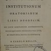 M. Fabii Quintiliani Institutionum oratoriarum libri duodecim