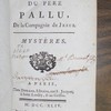 Sermons du père Pallu, de la Compagnie de Jésus, mystéres