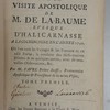 Lettres édifiantes et curieuses sur la visite apostolique de M. de La-Baume, evesque d'Halicarnasse, a la Conchinchine en l'année 1740, où l'on voit les voyages & les travaux ce zélé prélat, la conduite des missionaires Jésuites & de quelques autres, avec de nouvelles observations, & c