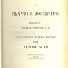 The genuine works of Flavius Josephus : containing three books of the Jewish war