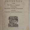 Catullus, Tibullus et Propertius, et quæ sub Galli nomine circumferuntur