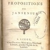 Histoire des cinq propositions de Jansenius