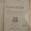 Album du canadien : choix de morceaux littéraires, historiques, scientifiques et artistiques