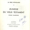 Jeunesse du vieux testament