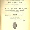 La Sainte Bible : Texte de la Vulgate, Traduction française en regard : Avec commentaires théologiques, moraux, philologiques, historiques, etc., rédigés d’après les meilleurs travaux anciens et contemporains