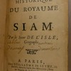 Relation historique du royaume de Siam