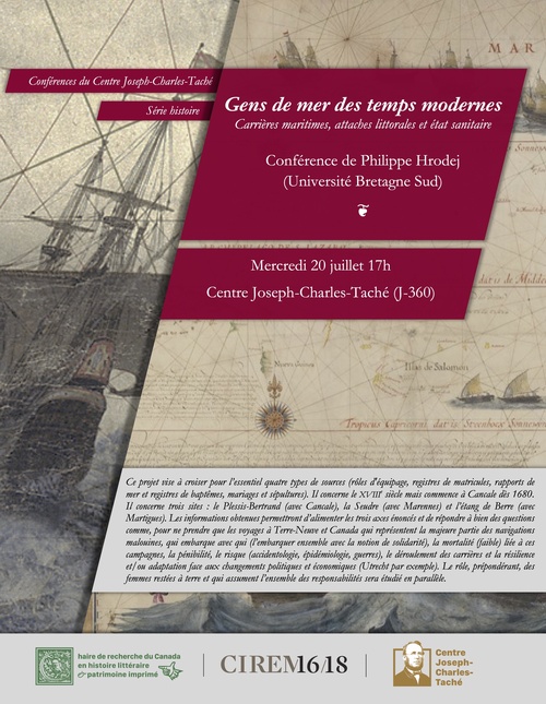 Conférence | Gens de mer des temps modernes
