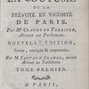 Nouveau commentaire sur la coutume de la prévoté et vicomté de Paris