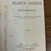 La religieuse sacristine, ou, Petit manuel à l'usage des religieuses ou autre personnes pieuses chargées du soin des autels et des sacristies
