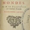 Entretiens sur la pluralité des mondes