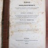 Essai philosophique sur l'influence comparative du régime végétal et du régime animal sur le physique et sur le moral de l'homme, ou Aperçu général sur l'influence que le régime alimentaire peut exercer sur la civilisation, les mœurs, l'éducation, la politique, la guerre, chez les différents peuples du globe