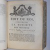 Édit du Roi, concernant la Société des Jésuites, donné à Versailles au mois novembre 1764. Extrait des registres du Parlement, du premier décembre 1764