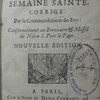 L'Office de la semaine sainte