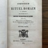 Appendice au Compendium du Rituel romain à l'usage des diocèses de la province ecclésiastique de Québec