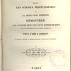 La cosmogonie de la Bible devant les sciences perfectionnées ou la révélation primitive démontrée par l’accord suivi des faits cosmogoniques avec les principes de la science générale