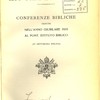 La Redenzione. Conferenze bibliche tenuite nell'anno ziubilare 1933 al Pont. Istituto Biblico (IV. Settimana Biblica)