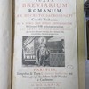 Antiphonarium juxta breviarium romanum, ex decreto sacro-sancti Concilii Tridentini Pii V pont. max. jussu antea editum, et Clementis VIII auctoritate recognitum, ubi omnia Officia sanctorum quae in novo Breviario descripta, & ab Urbano VIII consessa sunt, habentur propriis locis.