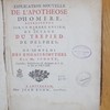 Explication nouvelle de l'apothéose d'Homère, representée sur un marbre ancien, de l'usage du trépied de Delphes et de l'emploi des engastrimythes