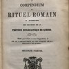 Appendice au compendium du rituel romain