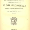 De ente supernaturali disputationes theologicae