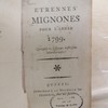 Etrennes mignonnes pour l'année 1799 : Quisquis, ô faveas, nostrisque laboribus adsis!
