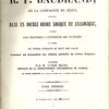 Oeuvres complètes du R. P. Baudrand, de la compagnie de Jésus, rééditées dans un double ordre logique et analogique; divisées par chapitres à l’intérieur des ouvrages et ornées de titres courants au haut des pages.