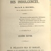 Le chrétien éclairé sur la nature et l’usage des indulgences