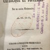 Manuel catholique et populaire